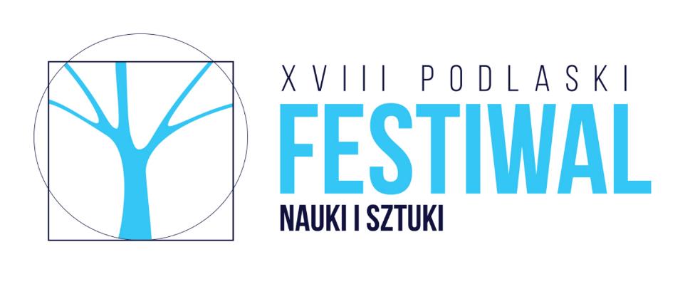 Logo Podlaskiego Festiwalu Nauki i Sztuki